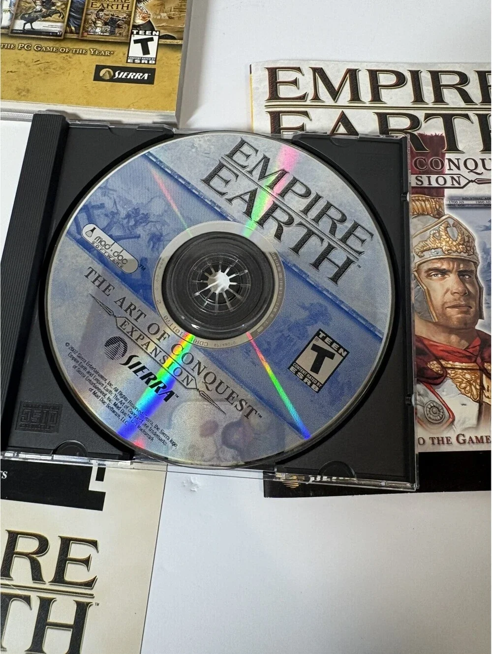 Empire Earth Gold Edition (PC, 2003) The Art Of Conquest Expansion & Guides Maps
